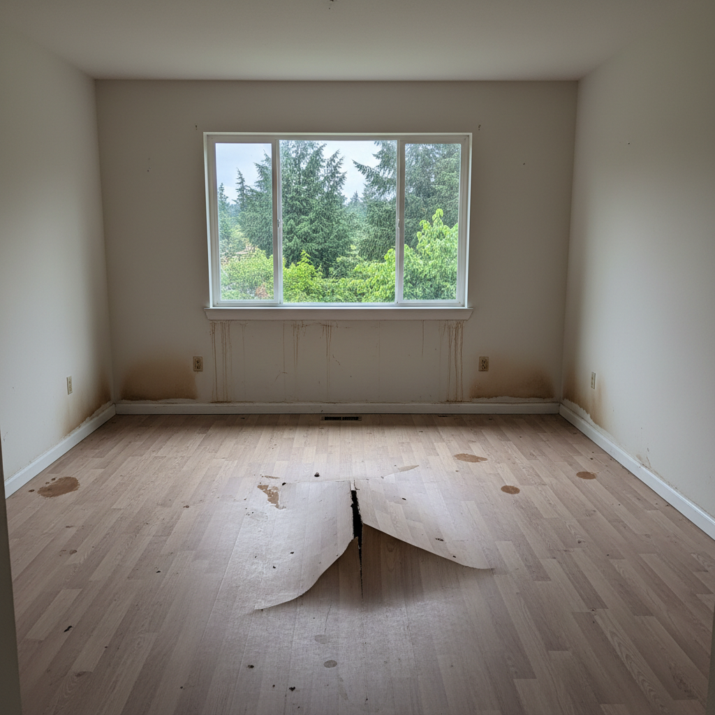 Roof Leak Water Damage Repair