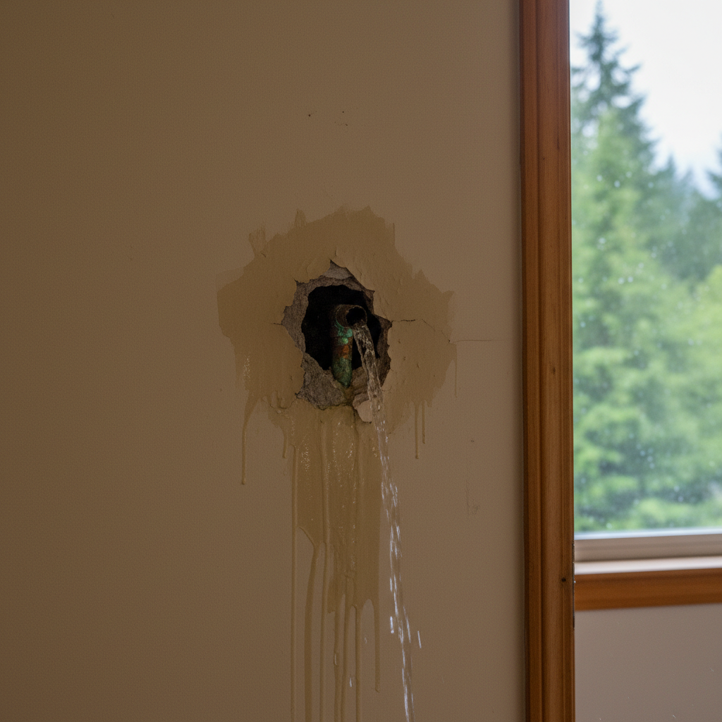 Burst Pipe Repair and Cleanup