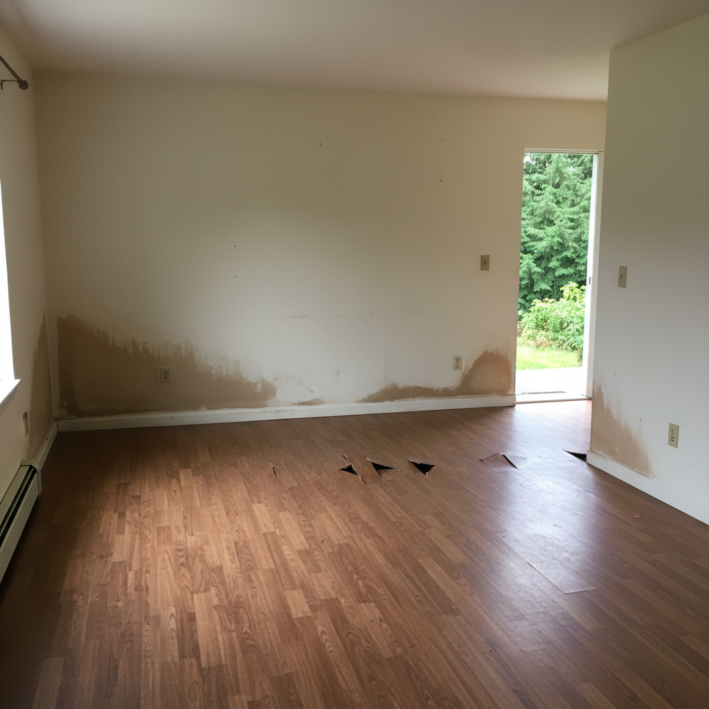 Water damage-related mold removal