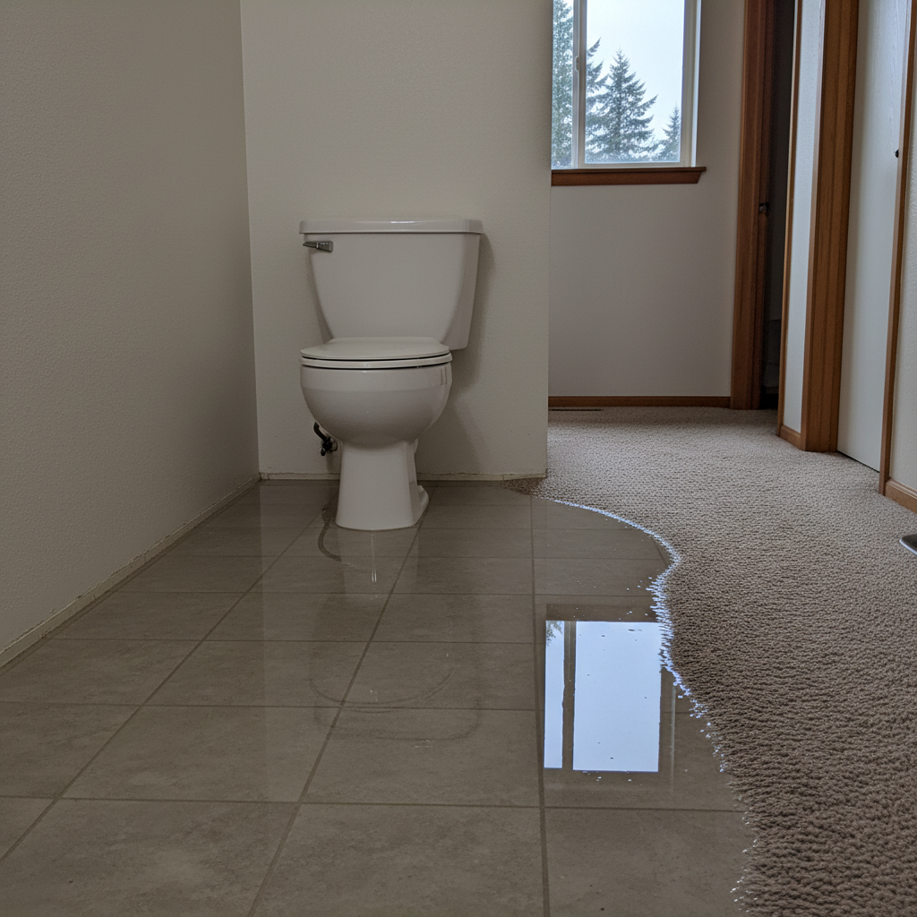 Toilet Overflow Cleanup