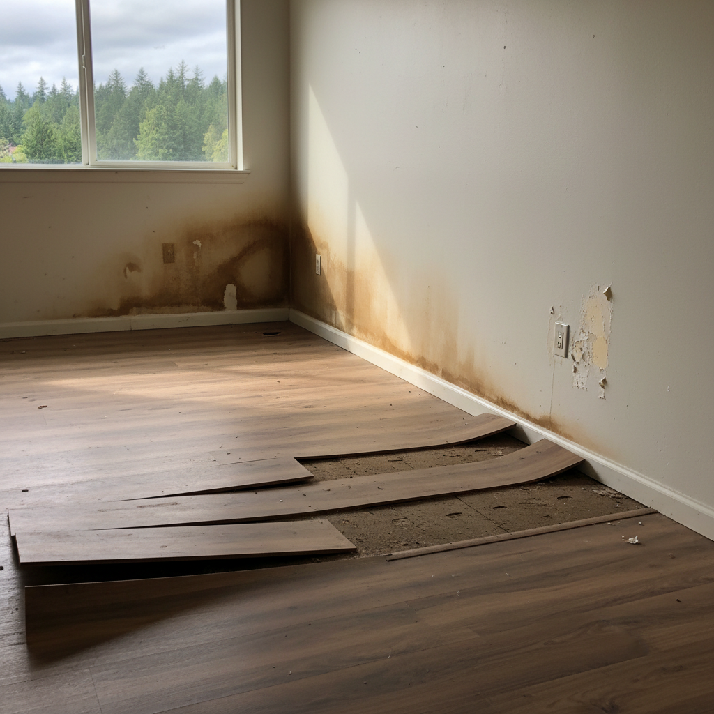 Water damage-related cleanup & repair