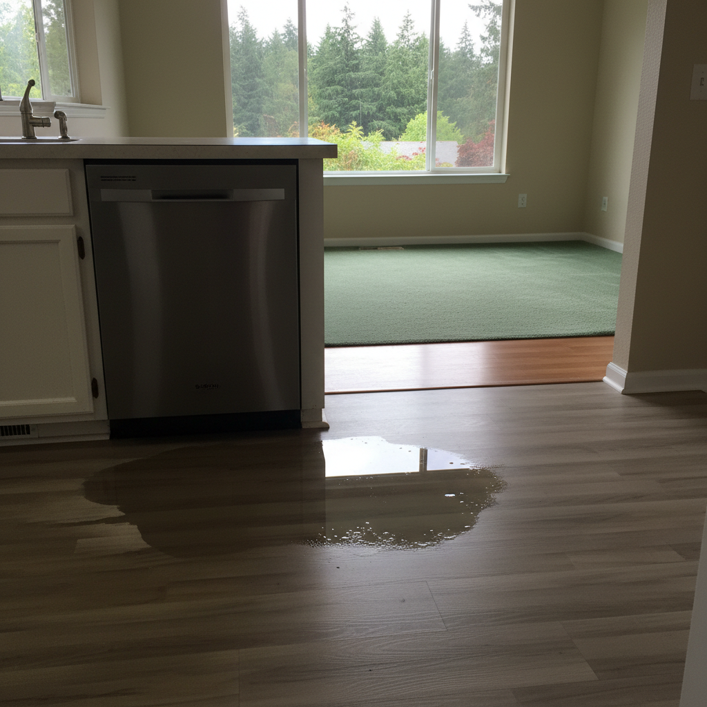 Appliance Leak Cleanup