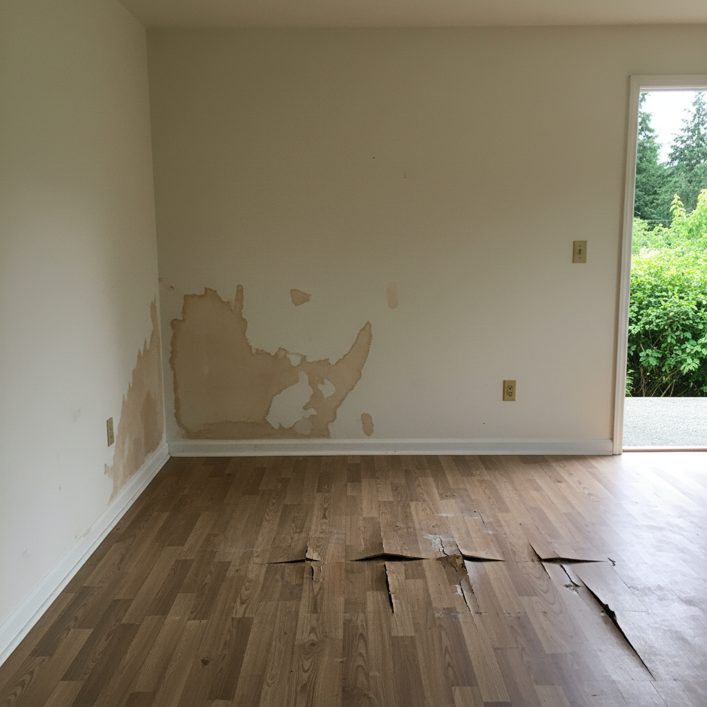 Ceiling Water Damage Repair in Lynnwood