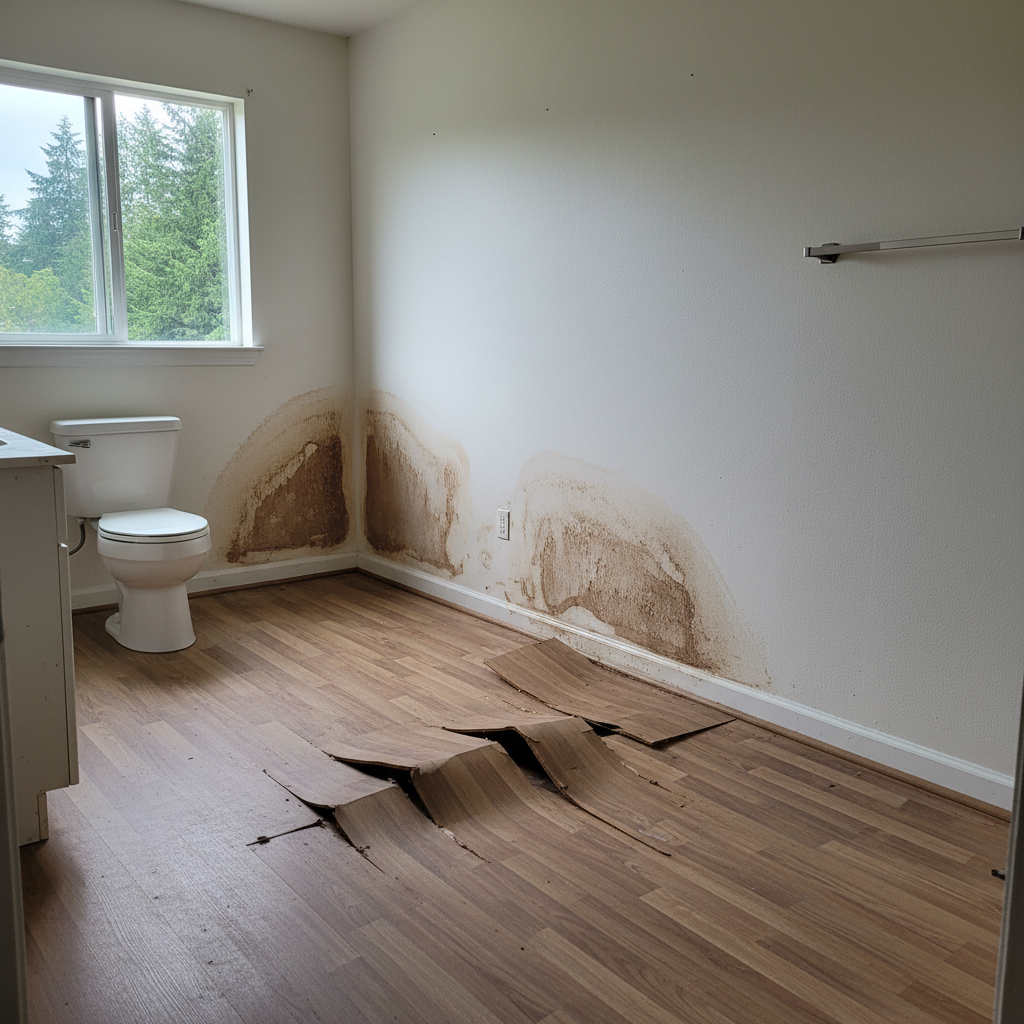 Hardwood Floor Water Damage Restoration in Lynnwood