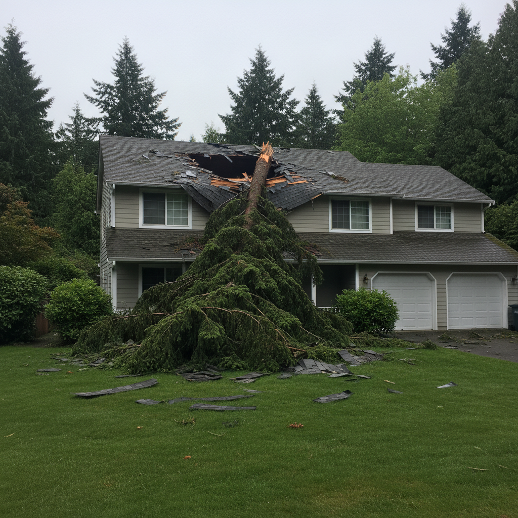 Storm Damage Restoration in Lynnwood