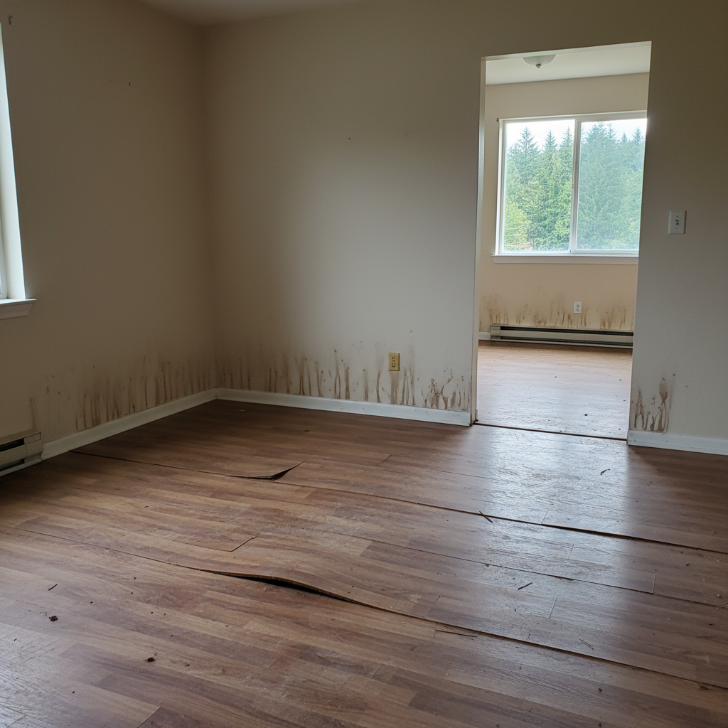 Roof Leak Water Damage Repair in Lynnwood