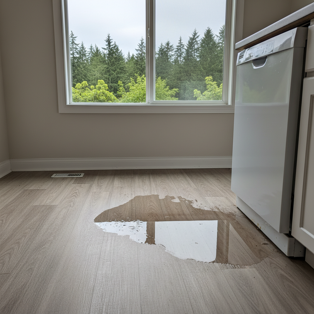 Appliance Leak Cleanup