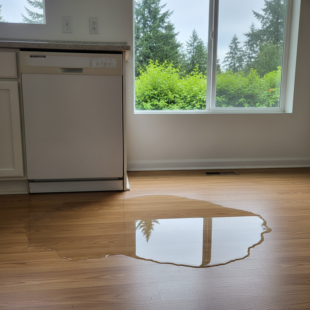 Appliance Leak Cleanup