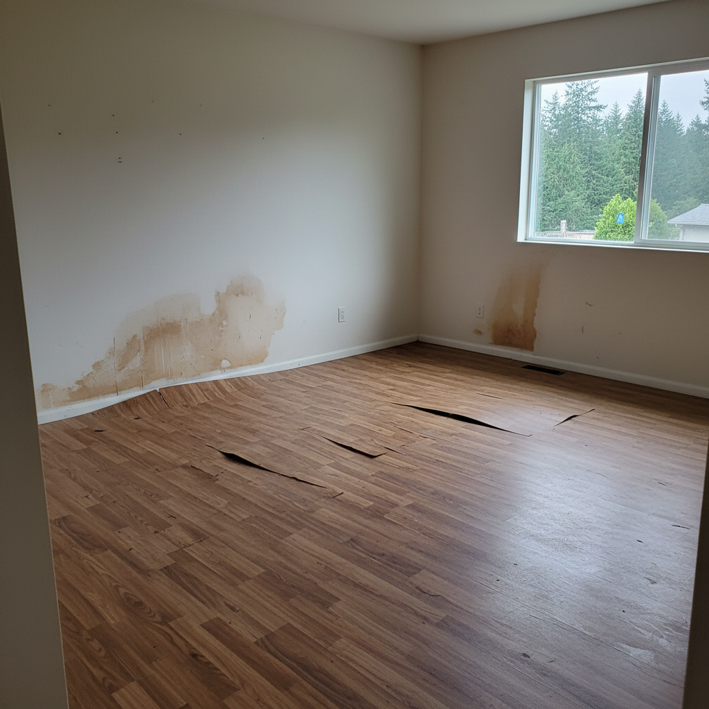 Roof Leak Water Damage Repair