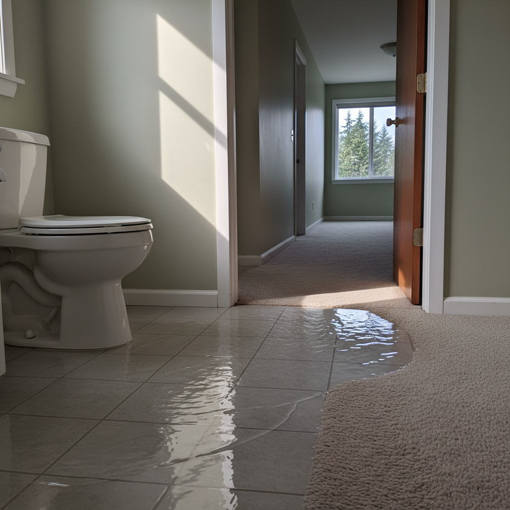 Toilet Overflow Cleanup