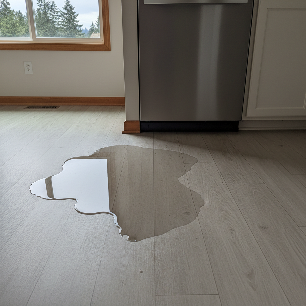 Appliance Leak Cleanup