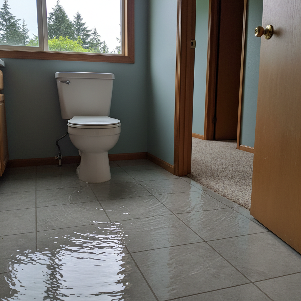 Toilet Overflow Cleanup