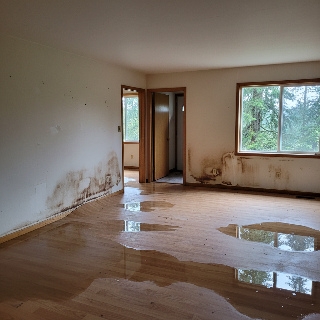 Roof Leak Water Damage Repair