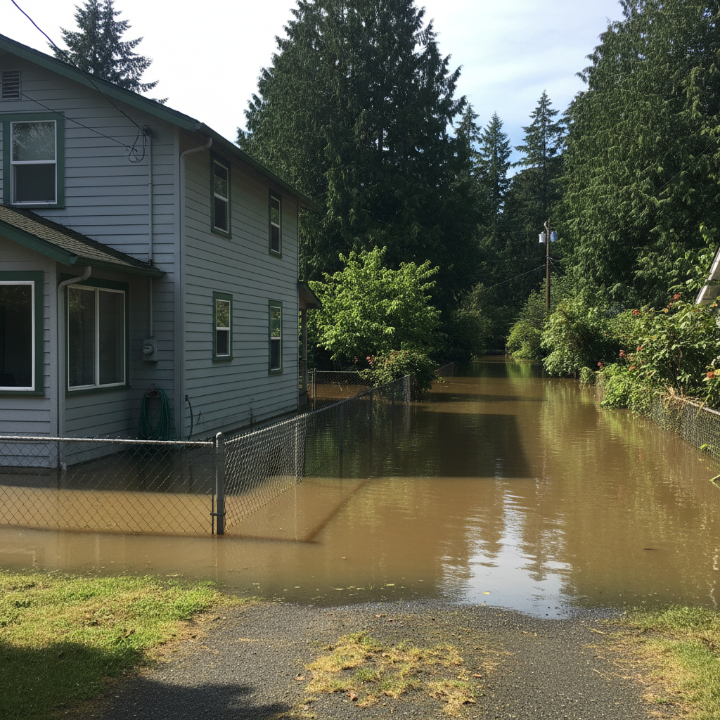 Flood cleanup in Monroe