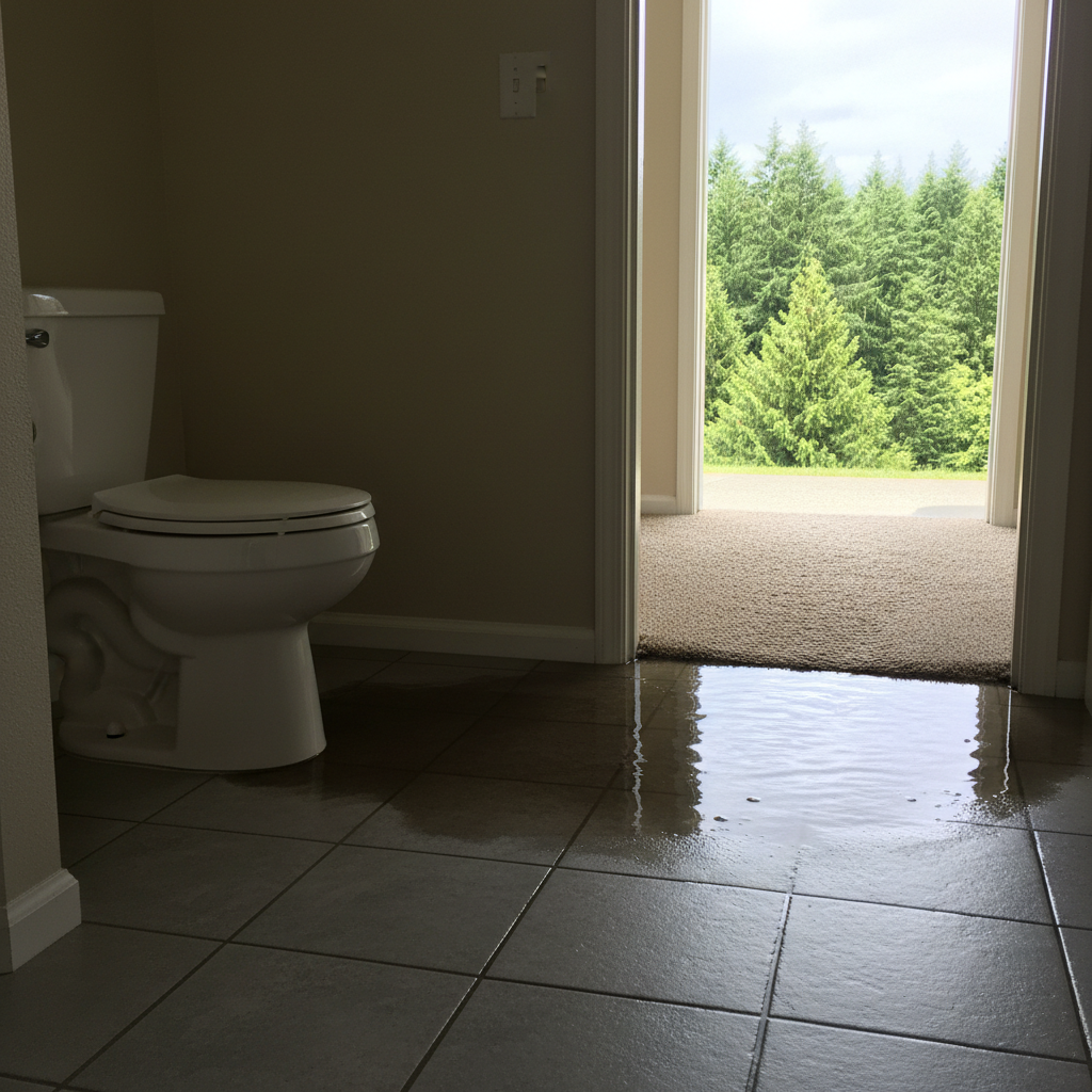 Toilet Overflow Cleanup in Monroe