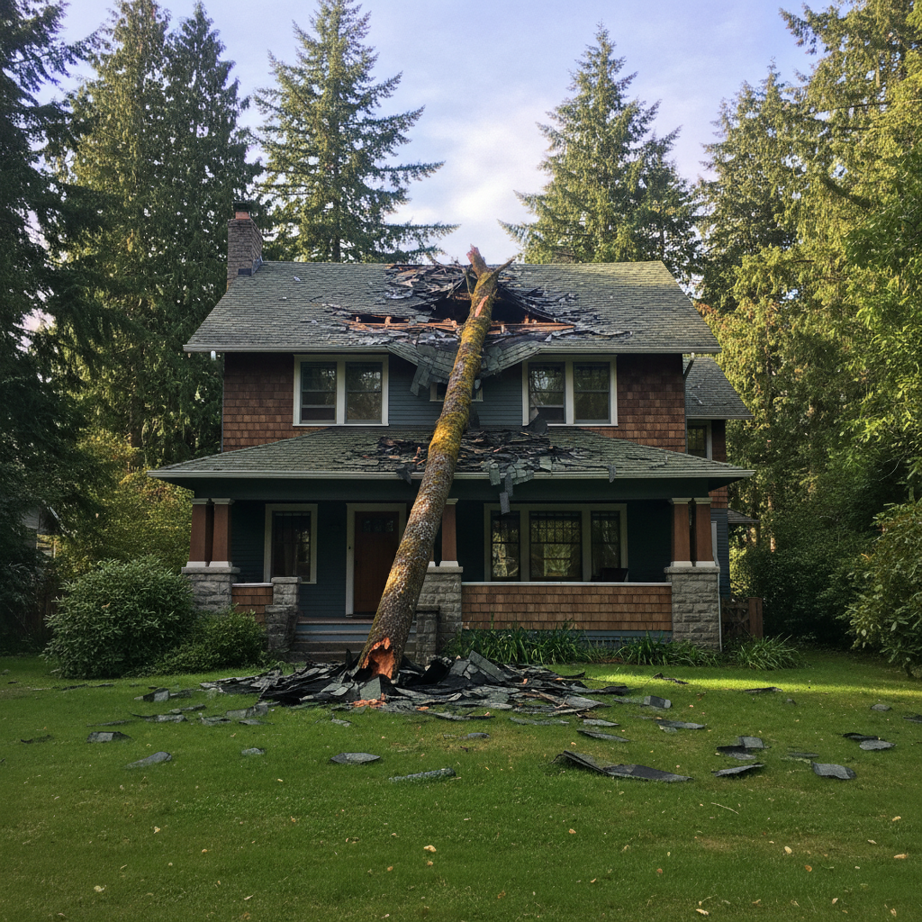 Storm Damage Restoration in Monroe