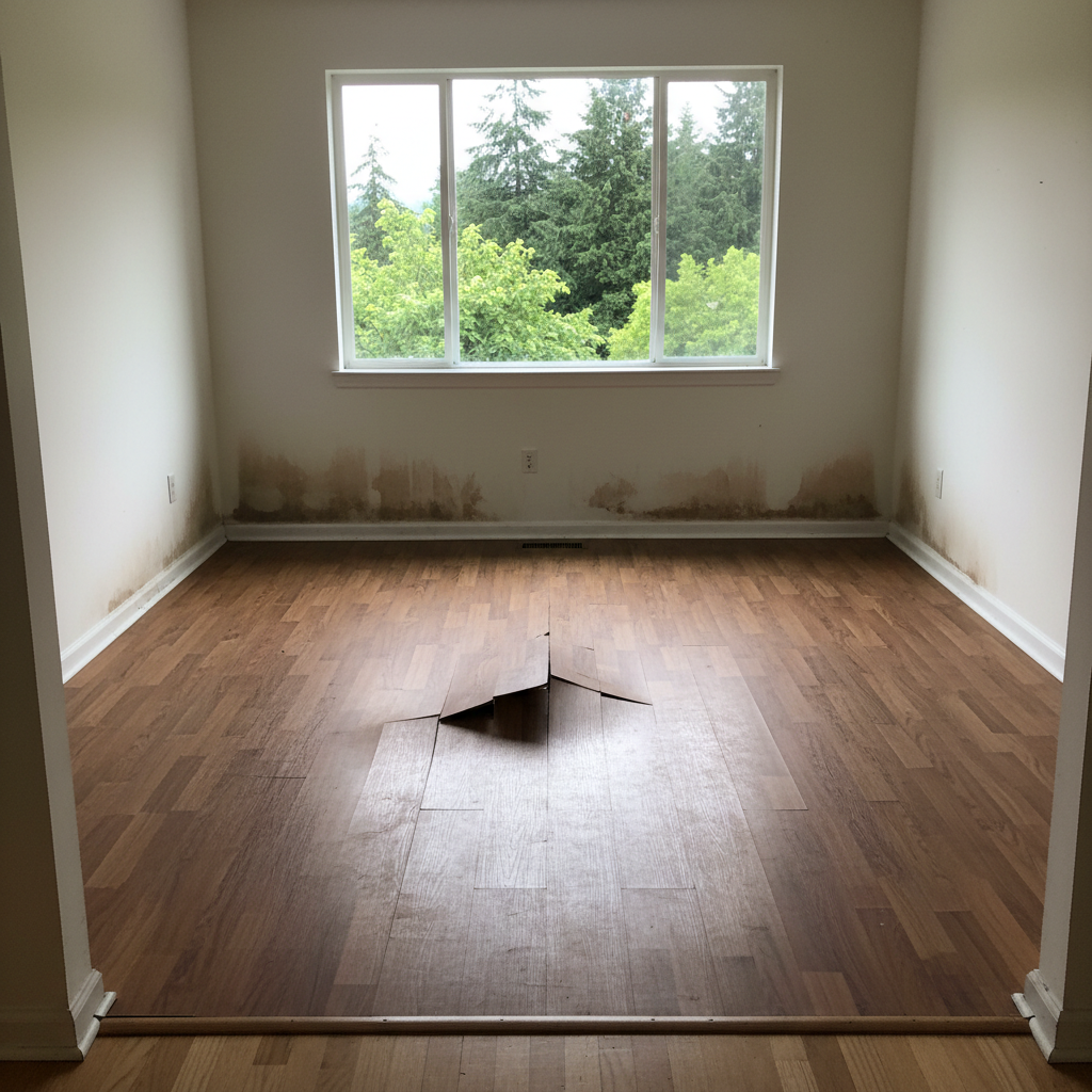 Hardwood Floor Water Damage Restoration