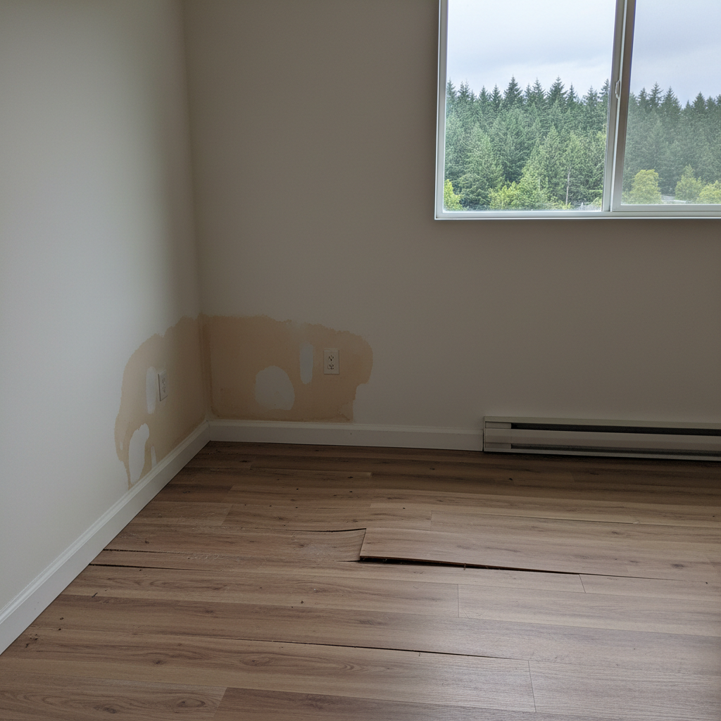 Water damage-related cleanup & repair