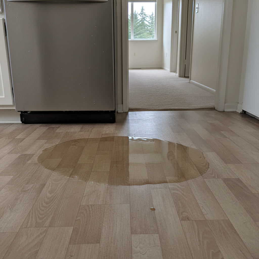 Appliance Leak Cleanup
