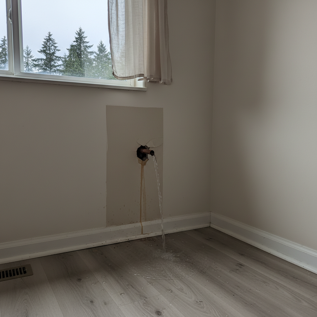 Burst Pipe Repair and Cleanup
