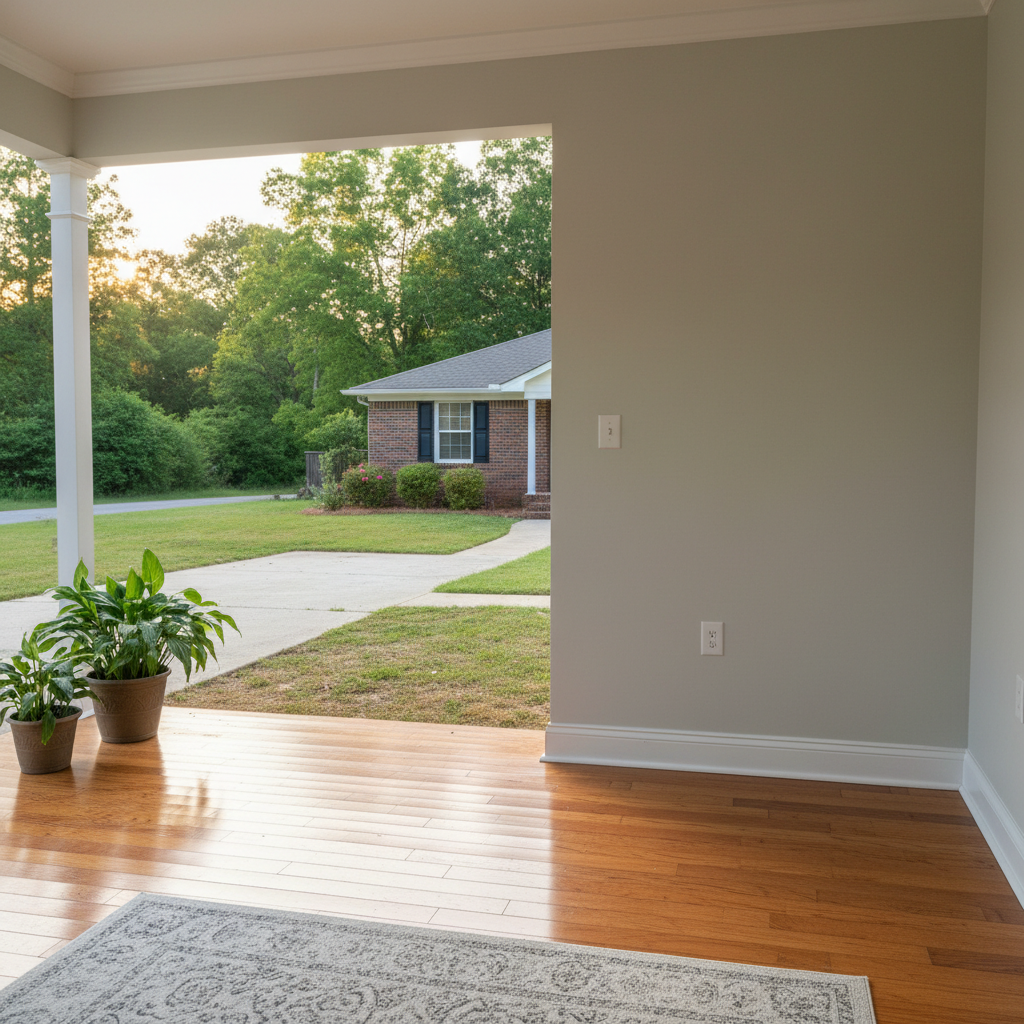Completed burst pipe repair and cleanup work at a residential property in Montgomery, AL
