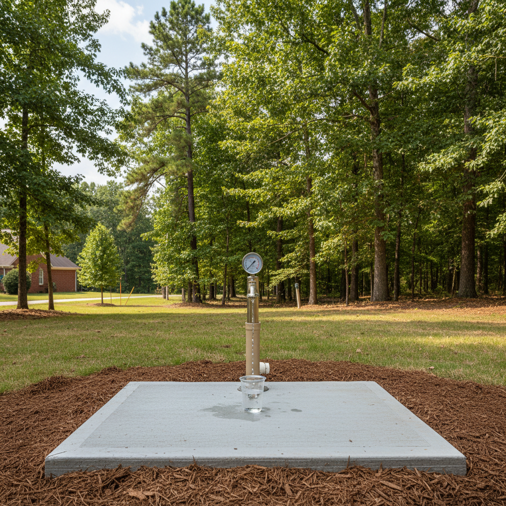 Completed water testing work at a residential property in Heflin, AL