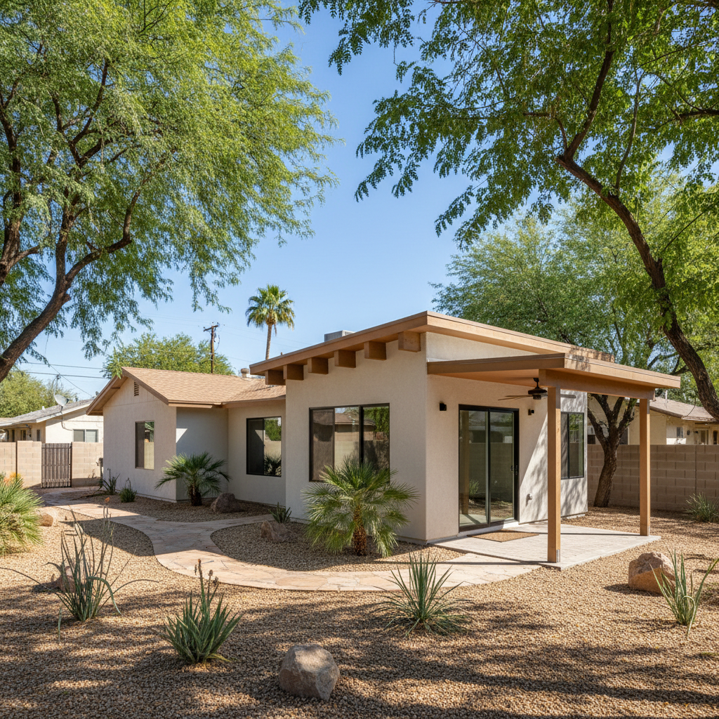 Completed adu construction management work at a residential property in Phoenix, AZ