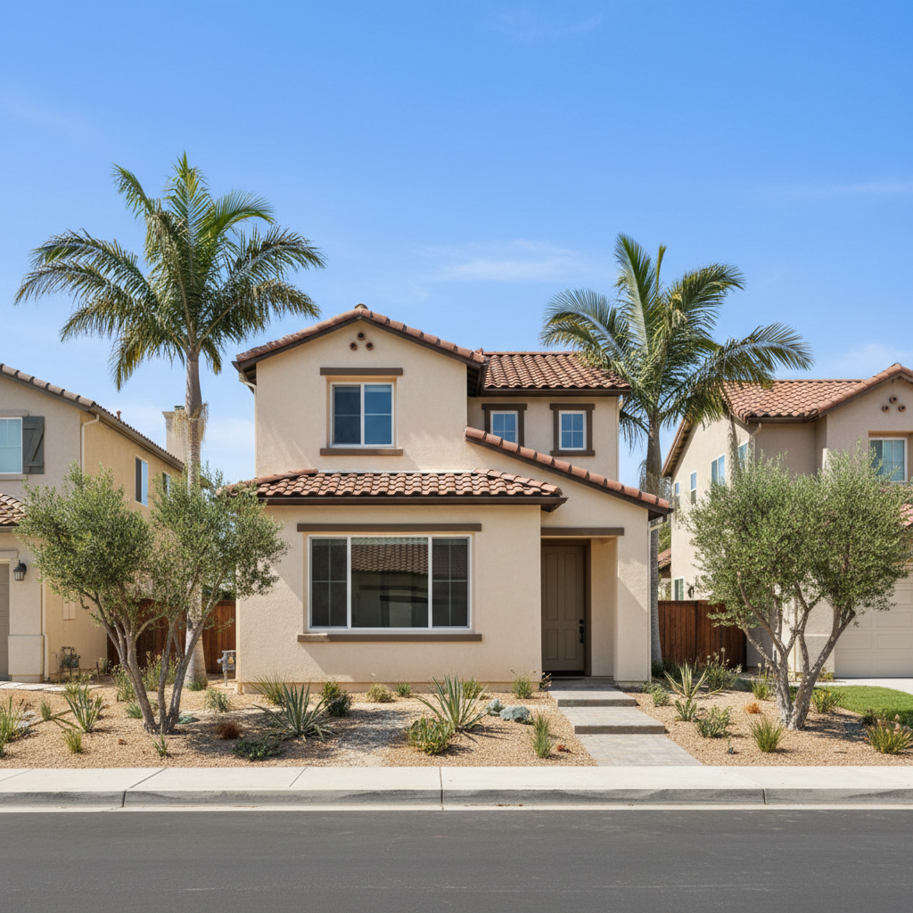 Completed garage conversion work at a residential property in Anaheim, CA