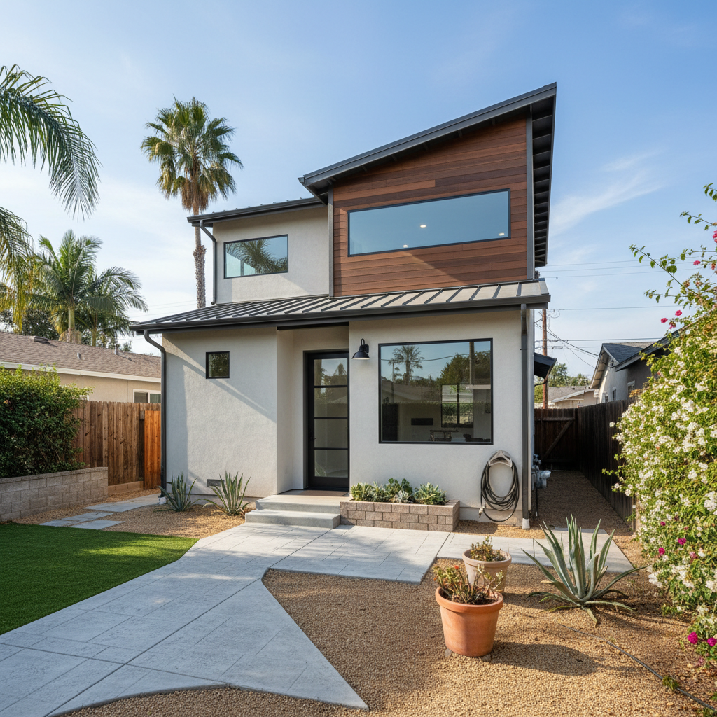 Completed adu financing work at a residential property in Santa Ana, CA