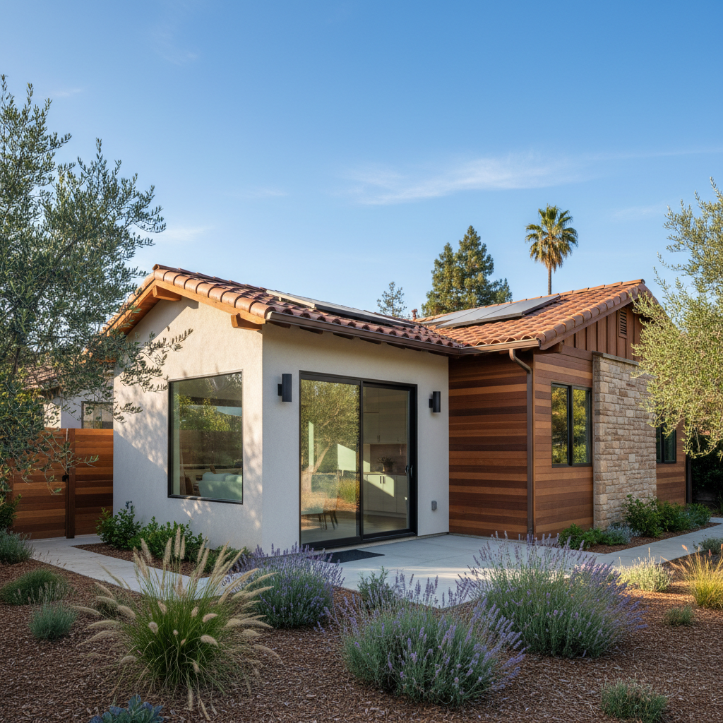 Completed attached adu work at a residential property in Palo Alto, CA