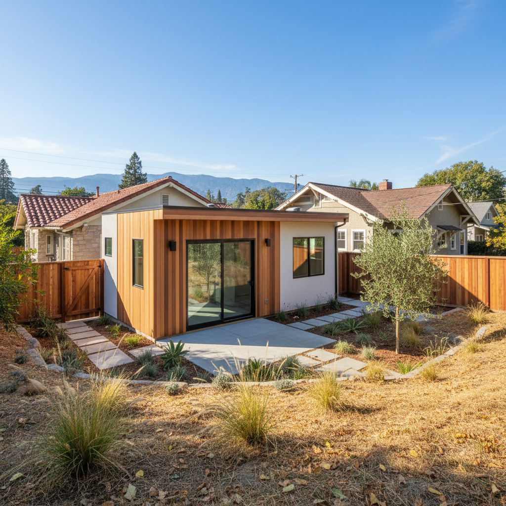 Completed attached adu work at a residential property in Palo Alto, CA