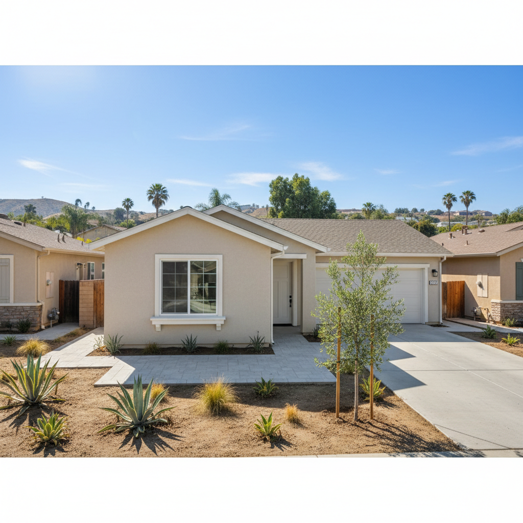 Completed garage conversion work at a residential property in Chula Vista, CA