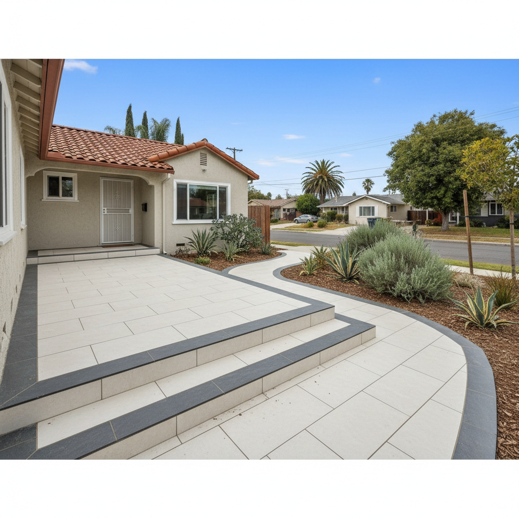 Completed tile and flooring installation work at a residential property in Covina, CA