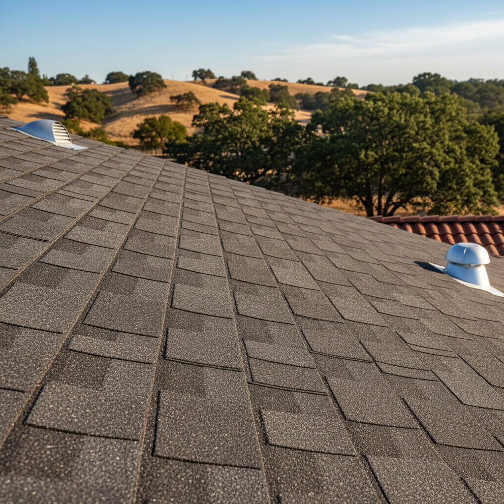 Completed roof inspection work at a residential property in Citrus Heights, CA