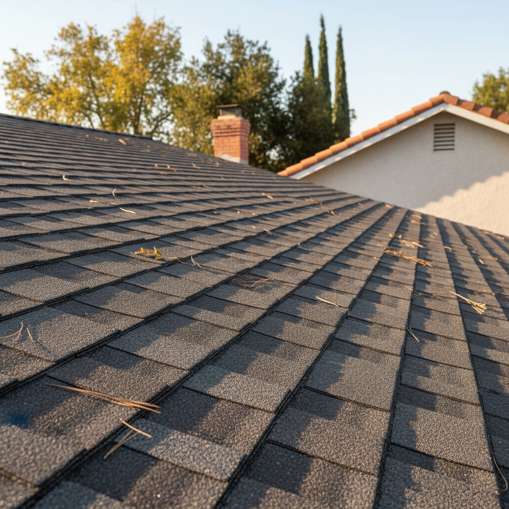 Completed roof inspection work at a residential property in Citrus Heights, CA
