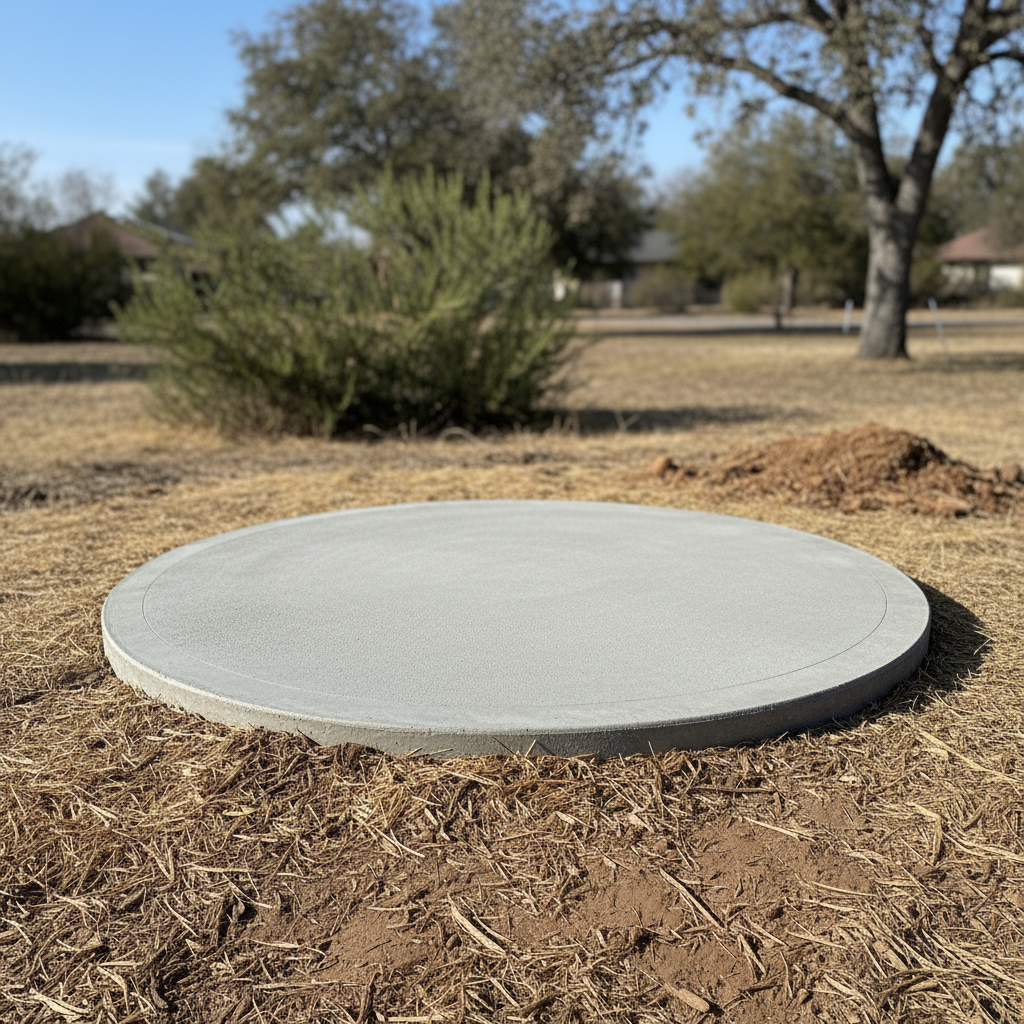 Completed septic system repair work at a residential property in Fresno, CA