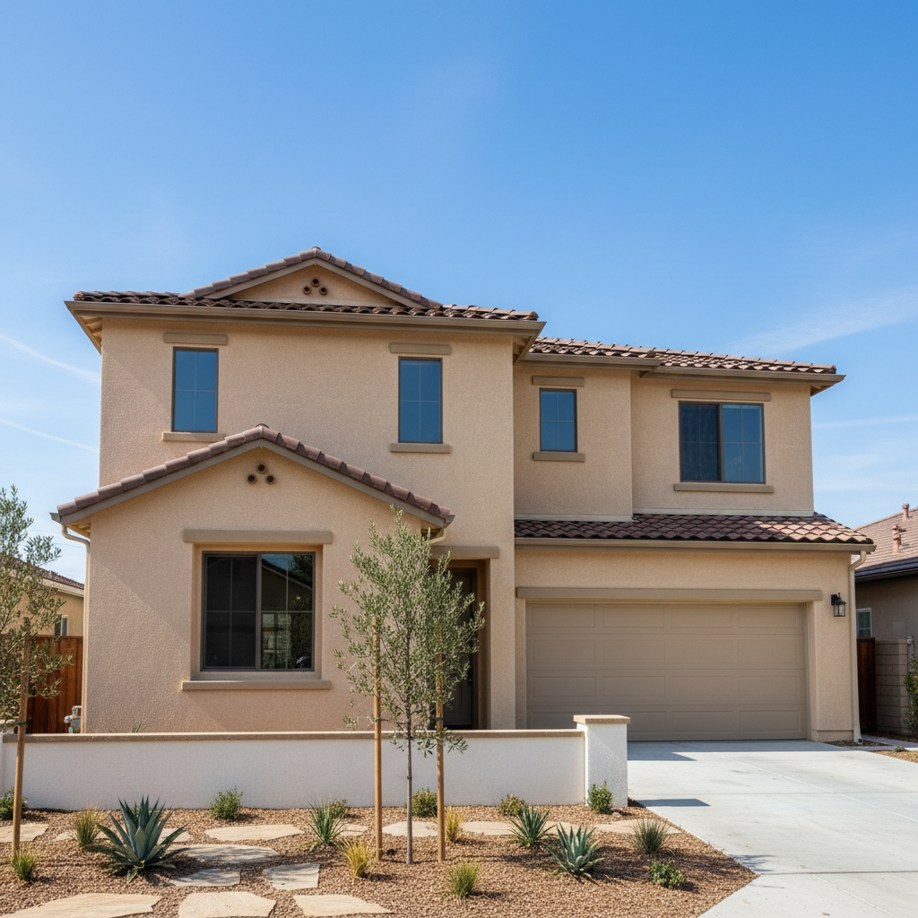 Completed commercial stucco work at a residential property in Norwalk, CA