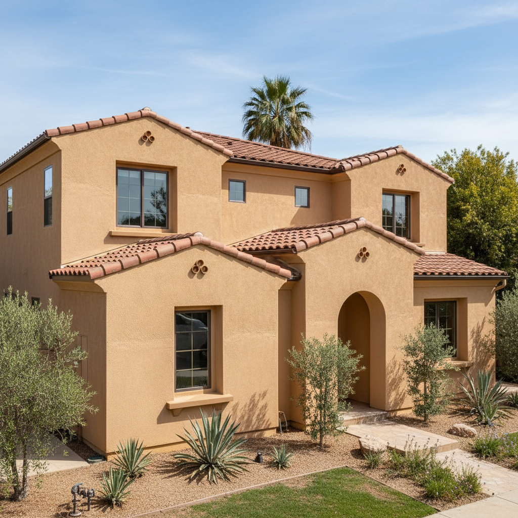 Completed commercial stucco work at a residential property in Norwalk, CA