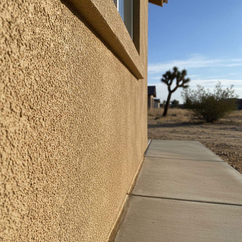 Completed stucco redashing work at a residential property in Palmdale, CA