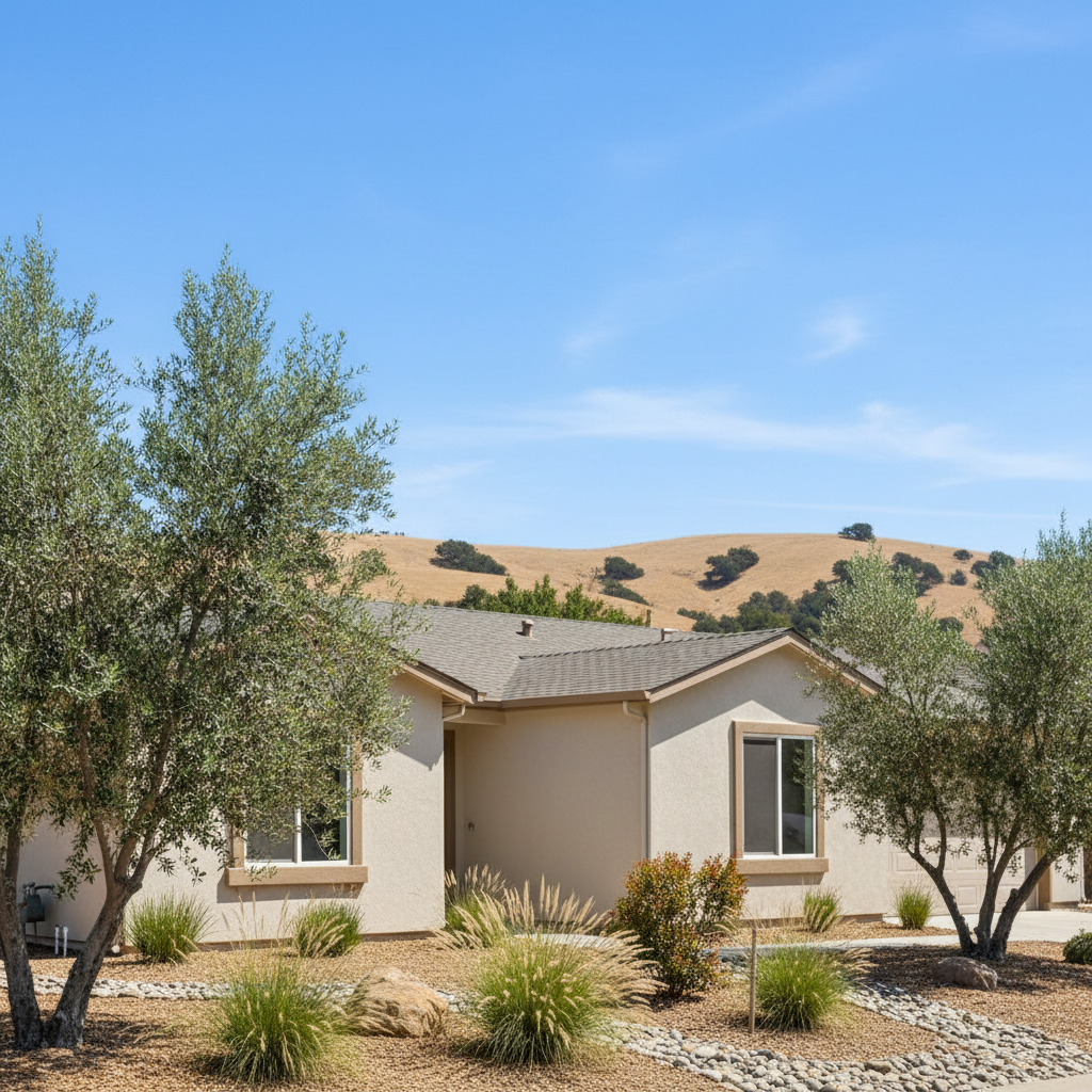 Completed stucco removal work at a residential property in Sacramento, CA