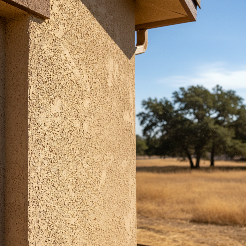 Completed stucco inspection work at a residential property in Madera, CA