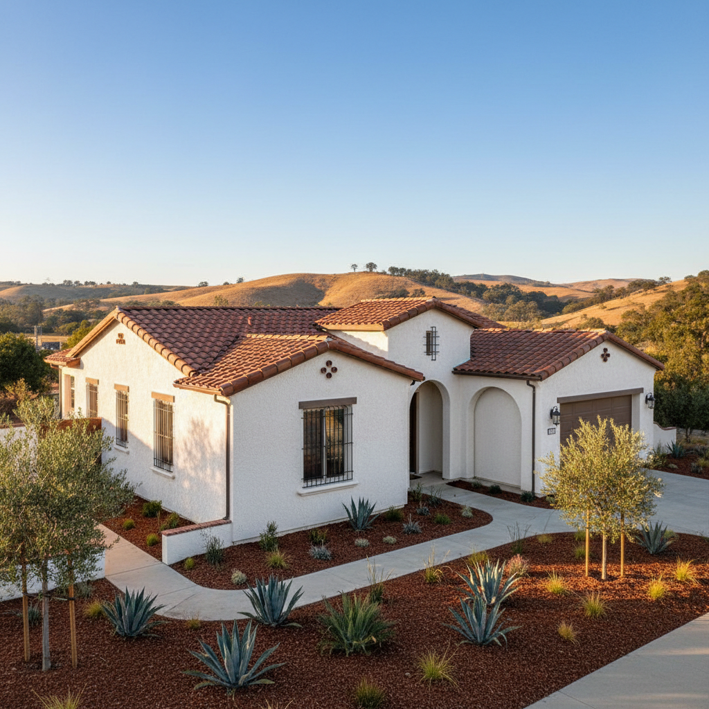 Completed commercial stucco work at a residential property in Modesto, CA