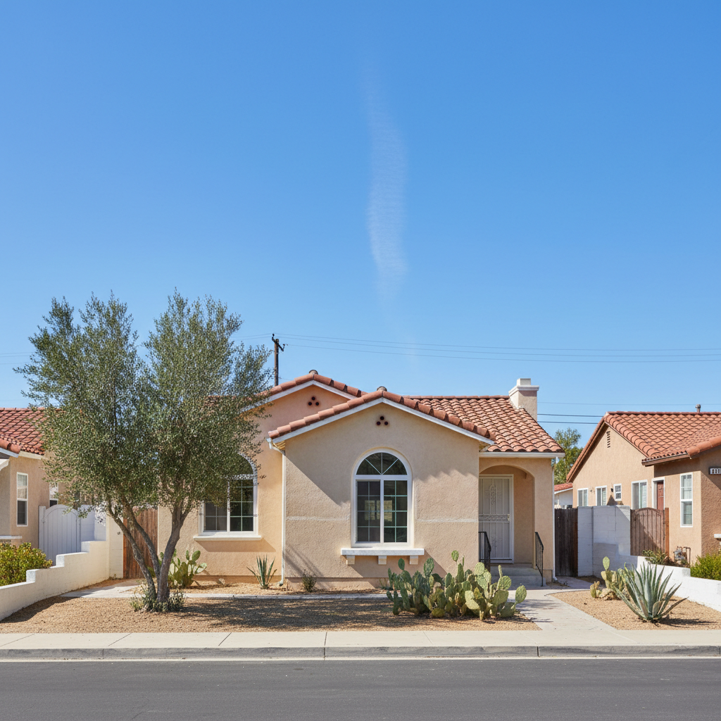 Completed stucco repair work at a residential property in Chula Vista, CA