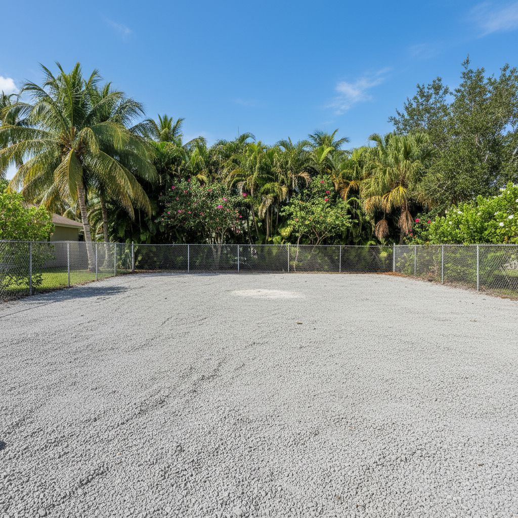 Completed commercial demolition work at a residential property in Cape Coral, FL