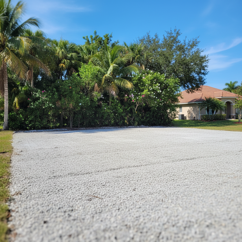 Completed commercial demolition work at a residential property in Cape Coral, FL