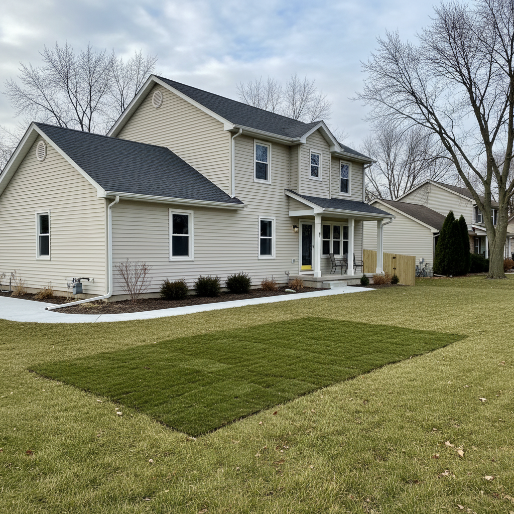 Completed flood restoration work at a residential property in Bellwood, IL