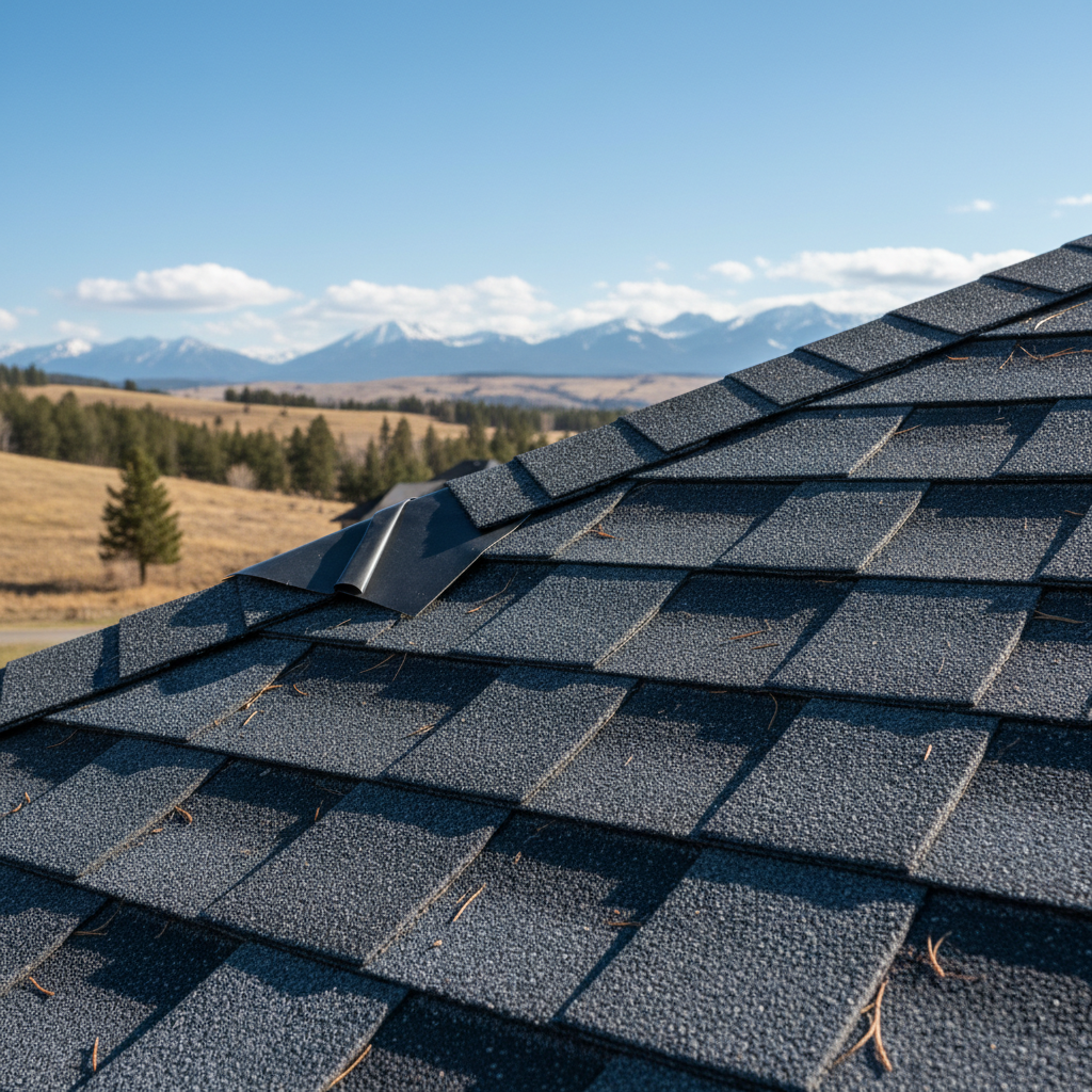 Completed roof inspection work at a residential property in Bozeman, MT