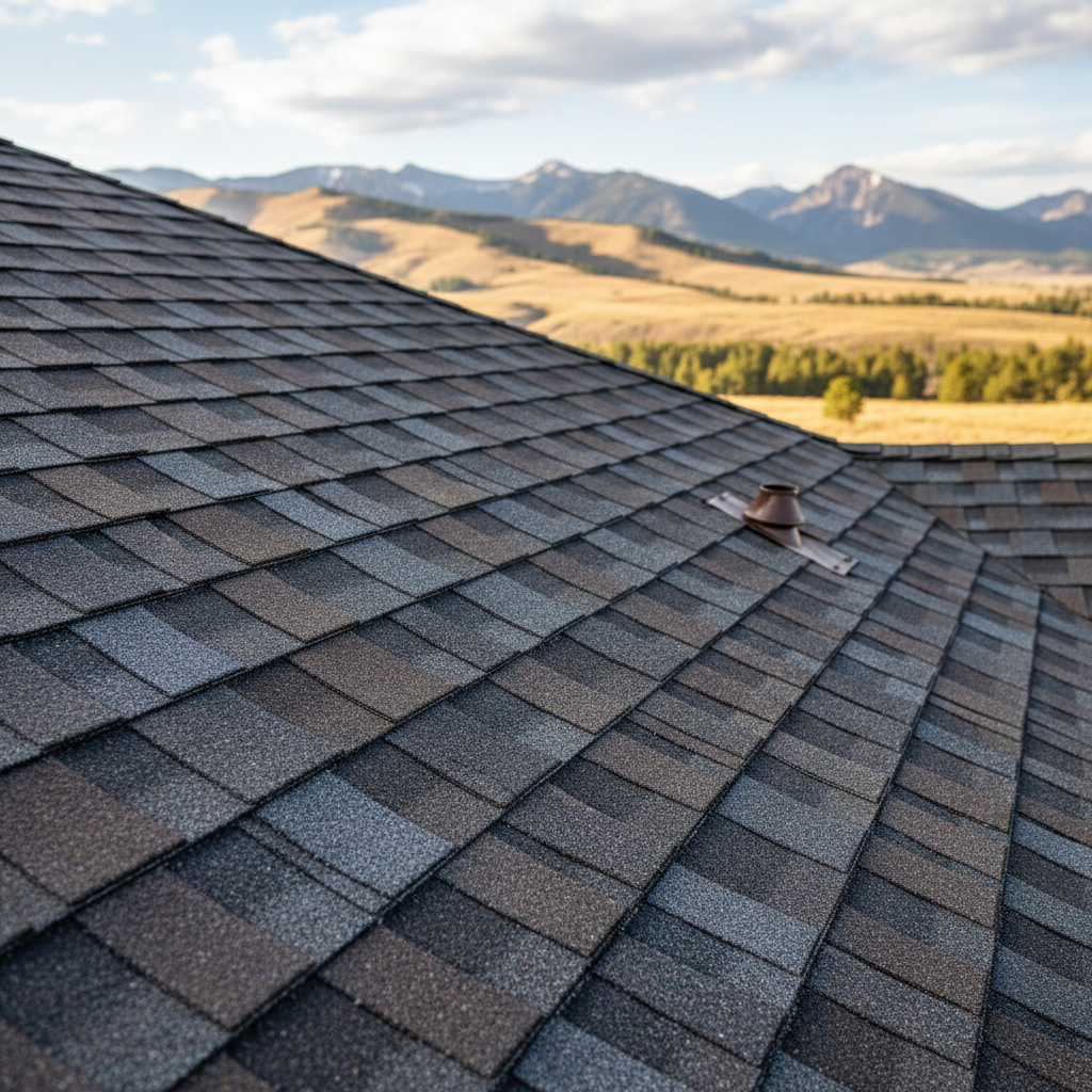 Completed roof inspection work at a residential property in Bozeman, MT
