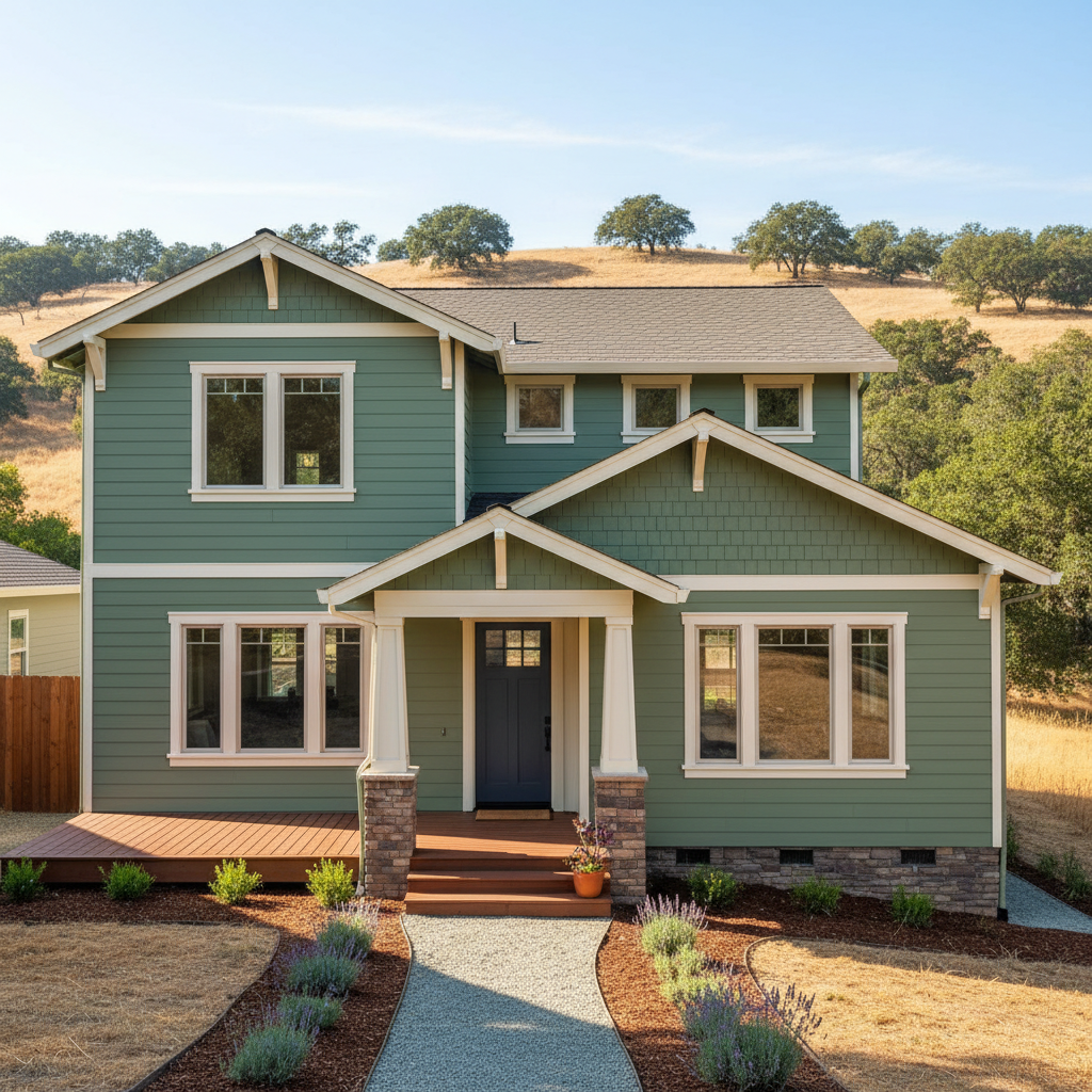Completed color consultation work at a residential property in Lincoln, CA