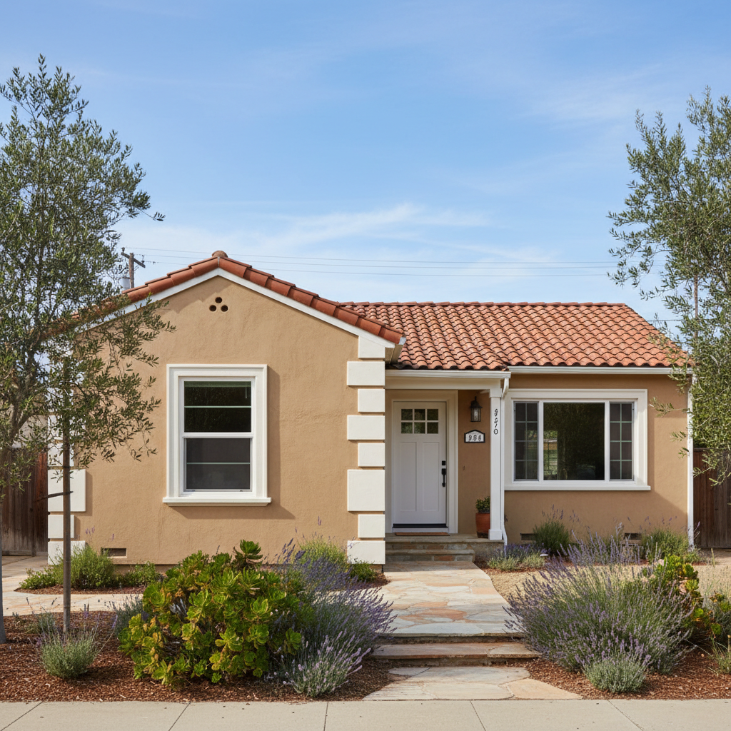 Completed eifs installation work at a residential property in Santa Clara, CA